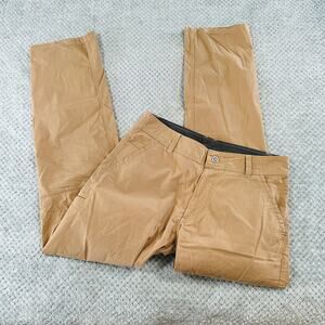KUHL Men's Classic Brown Hiking Outdoors Pants 33x34